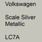 Preview: Volkswagen, Scale Silver Metallic, LC7A.